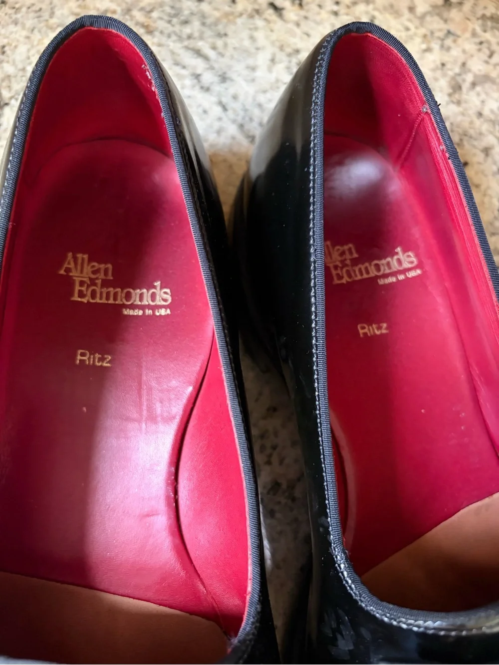 Allen Edmonds Ritz tuxedo shoes size 11.5 C